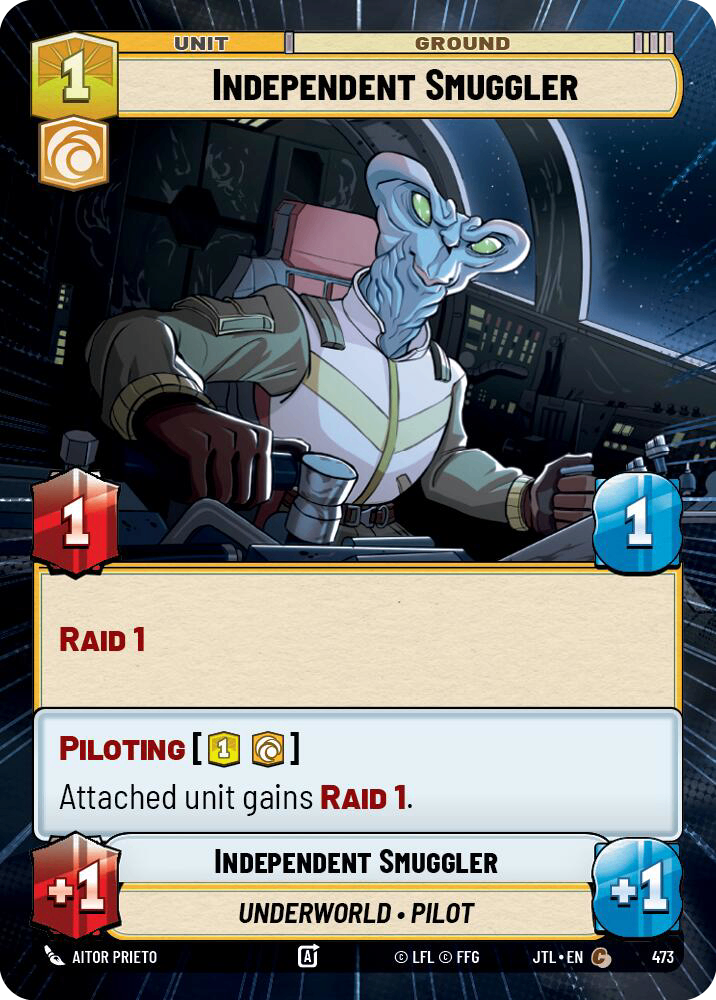【JTL473/EN】Independent Smuggler (Hyperspace)