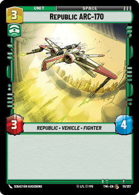 【TWI111/EN】Republic ARC-170(FOIL)