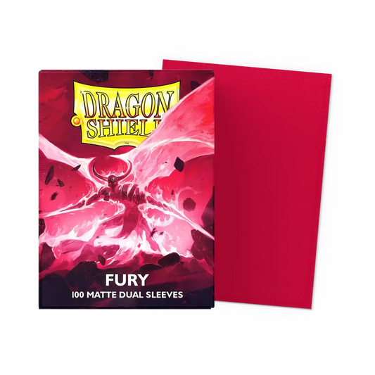 【Dragon Shield】Matte Dual - FURY(スタンダードサイズ/100枚入り)※配送方法はゆうパックをご選択ください