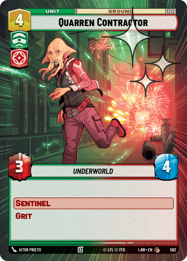 【LAW562/EN】Quarren Contractor (Hyperspace/Foil)