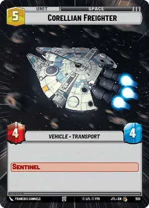 【JTL520/EN】Corellian Freighter (Hyperspace)