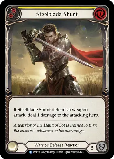 【U-WTR127/EN】Steelblade Shunt[Yellow]