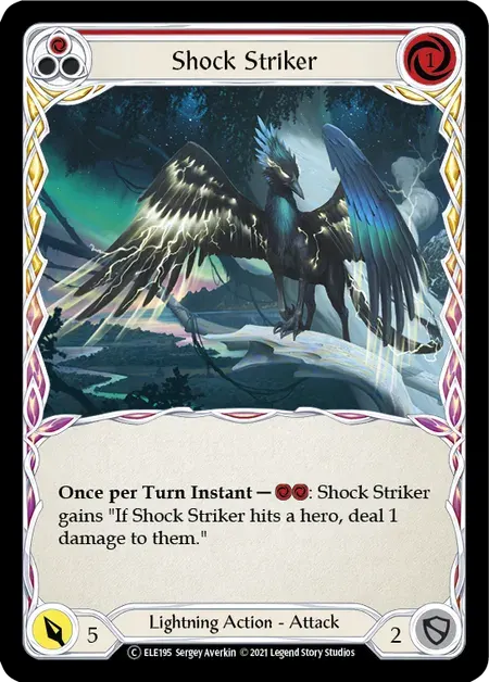 【U-ELE195/EN】Shock Striker[Red]