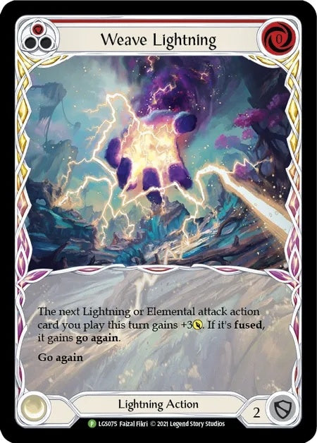 【傷あり特価】【LGS075/EN/RF】Weave Lightning/織りなす稲妻[Red]