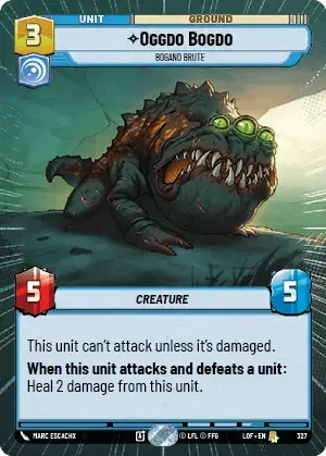 【LOF803/EN】Oggdo Bogdo - Bogano Brute(Hyperspace/Foil)