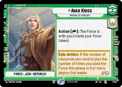 【LOF007/EN】Avar Kriss - Marshal of Starlight