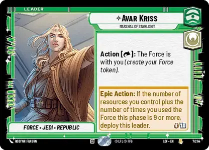 【LOF007/EN】Avar Kriss - Marshal of Starlight