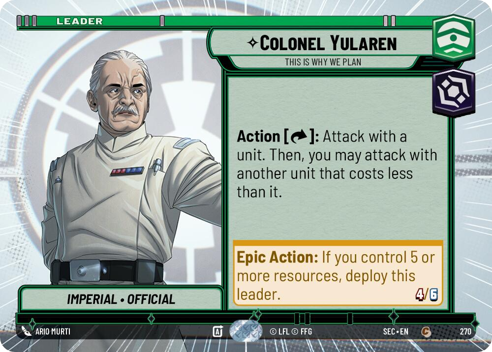 【SEC0270/EN】Colonel Yularen - This Is Why We Plan (Hyperspace)
