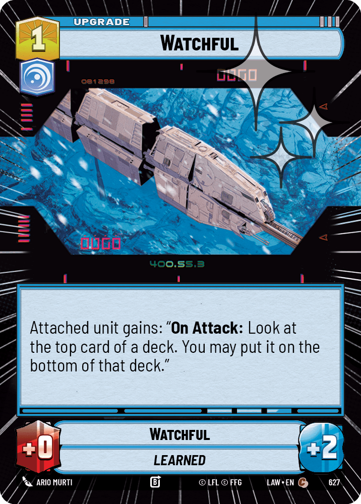 【LAW627/EN】Watchful (Hyperspace/Foil)