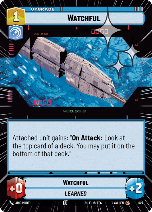 【LAW627/EN】Watchful (Hyperspace/Foil)