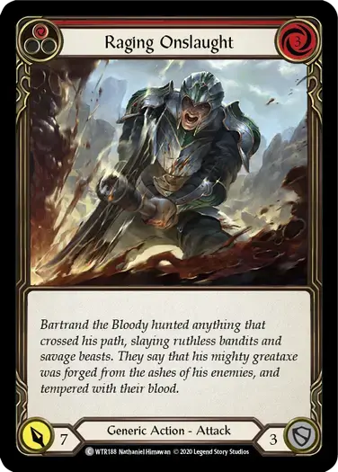 【U-WTR188/EN】Raging Onslaught[Red]