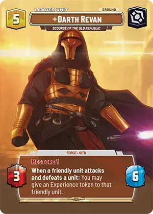 【LOF1021/EN】Darth Revan - Scourge of the Old Republic(Showcase)