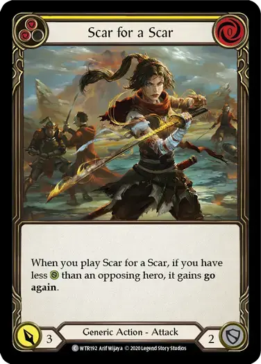 【U-WTR192/EN】Scar for a Scar[Yellow]