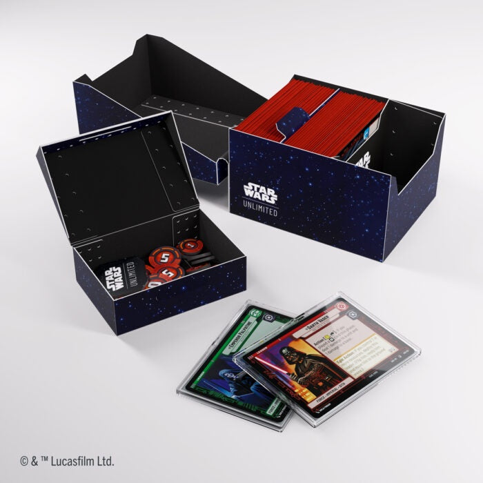 【Gamegenic】SWU TWIN SUNS SOFT CRATE - CARD BACk BLUE※配送方法はゆうパックをご選択ください