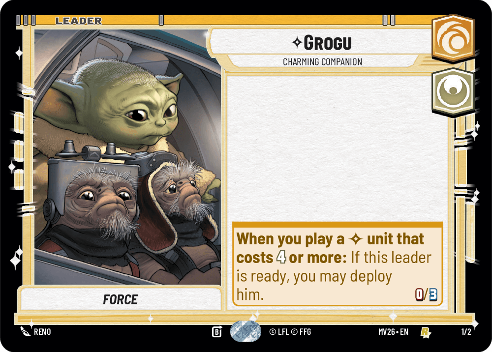 【SWU】The Mandalorian and Grogu Movie Promo(Grogu,Razor Crest2枚組)