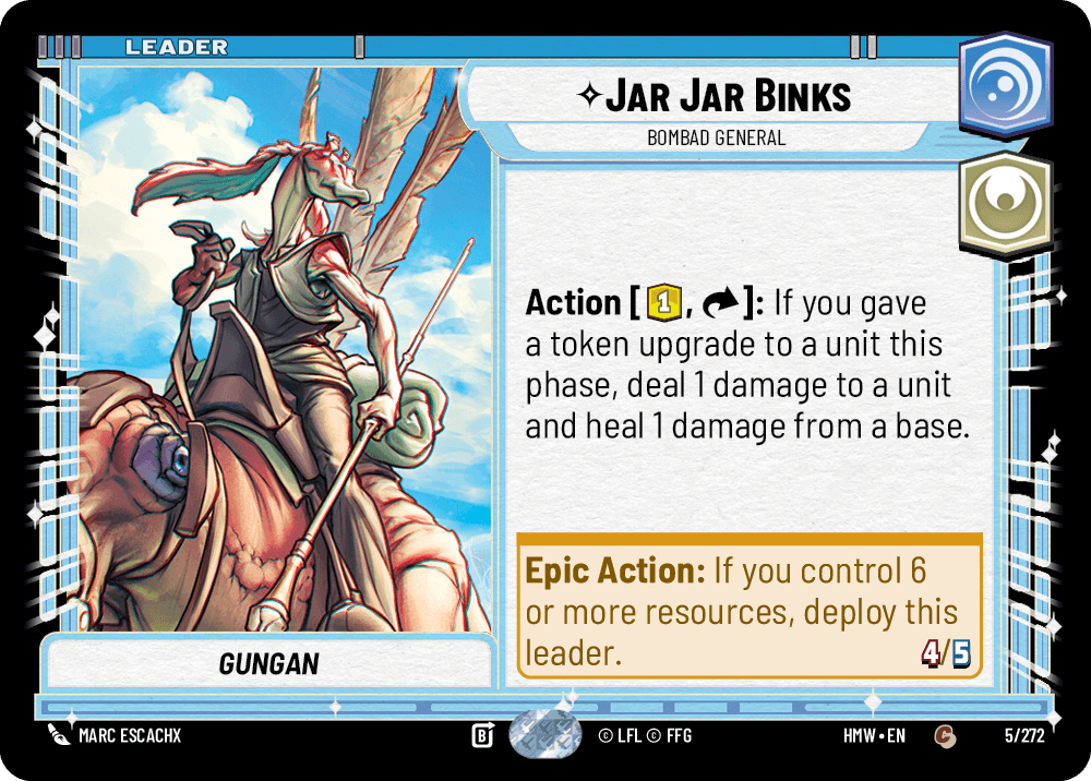 【HMW005/EN】Jar Jar Binks - Bombad General