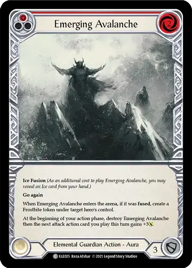 【ELE025/EN】Emerging Avalanche[Red]