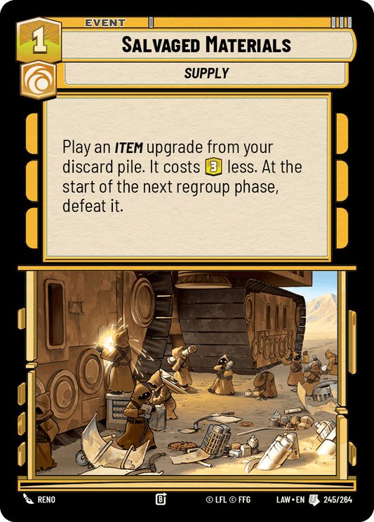 【LAW245/EN】Salvaged Materials