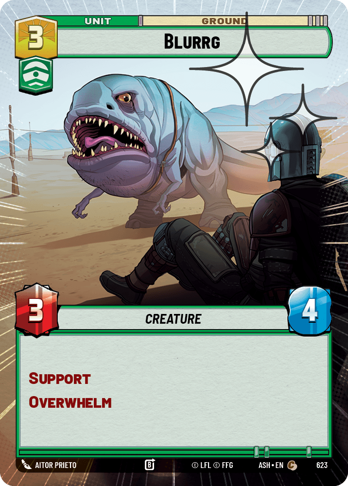 【ASH623/EN】Blurrg (Hyperspace/Foil)