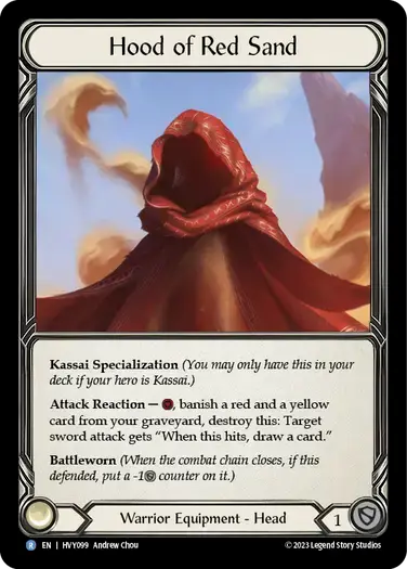 【HVY099/EN】Hood of Red Sand/赤土のフード