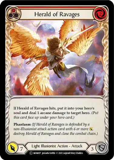 【U-MON017/EN】Herald of Ravages[Red]