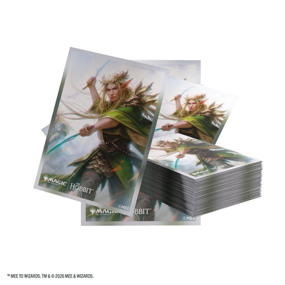 【GAMEGENIC】Magic: The Gathering | The Hobbit Premium Art Sleeves - Thranduil, Sindarin Liege※配送方法はゆうパックをご選択ください