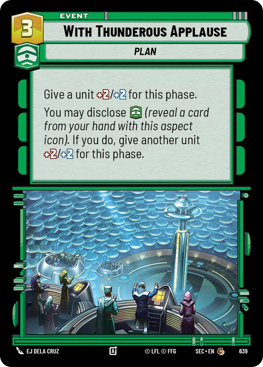 【SEC0639/EN】With Thunderous Applause (Foil)