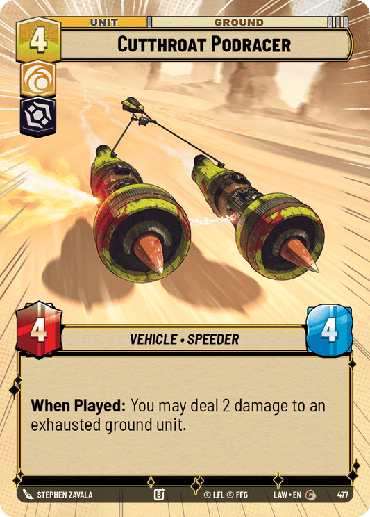 【LAW477/EN】Cutthroat Podracer (Hyperspace)
