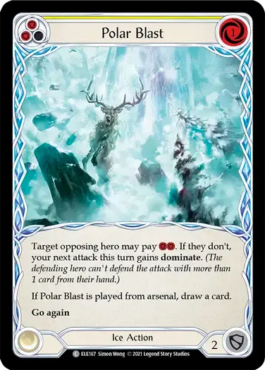 【ELE167/EN】Polar Blast[Yellow]
