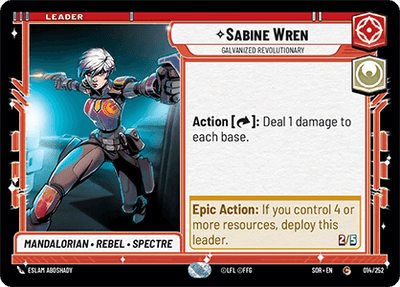 【SOR014/EN】Sabine Wren - Galvanized Revolutionary