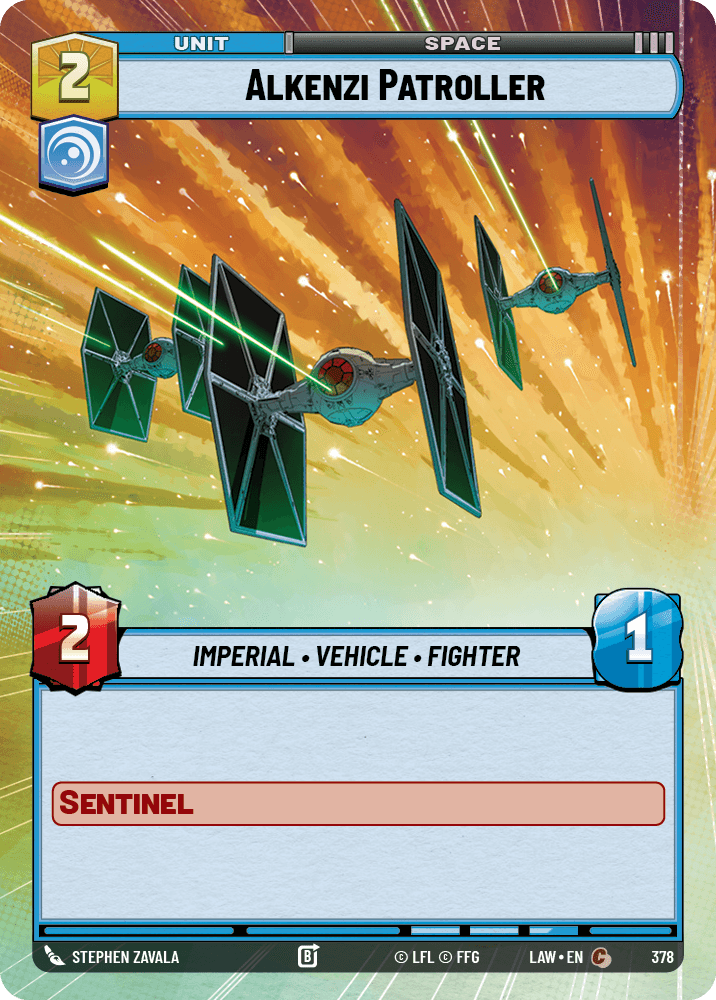 【LAW378/EN】Alkenzi Patroller (Hyperspace)