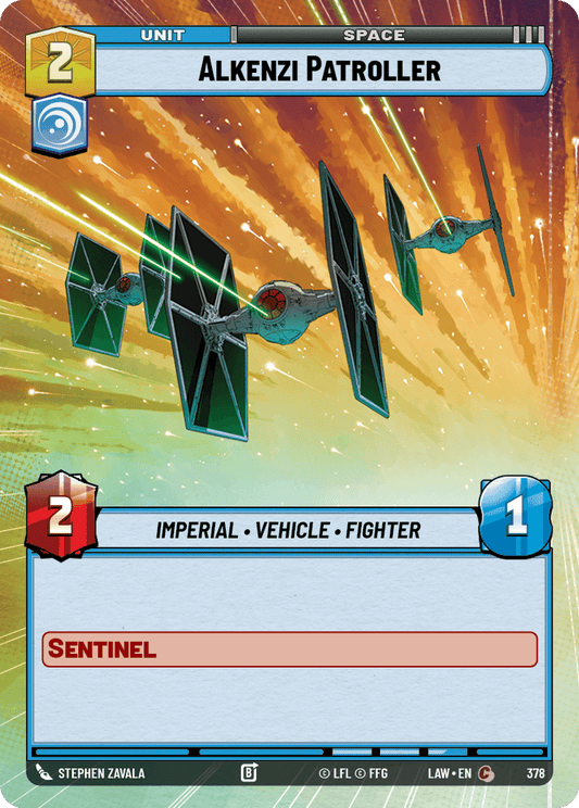 【LAW378/EN】Alkenzi Patroller (Hyperspace)