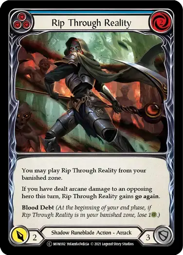 【U-MON182/EN】Rip Through Reality[Blue]