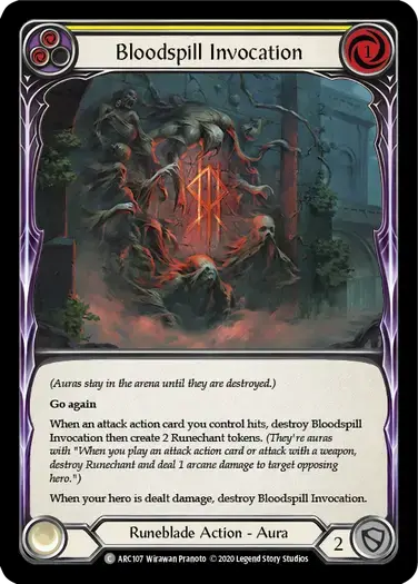 【U-ARC107/EN】Bloodspill Invocation[Yellows]