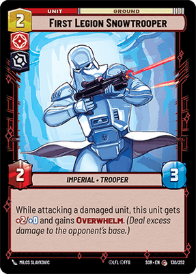 【SOR130/EN】First Legion Snowtrooper