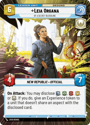 【SEC0268/EN】Leia Organa - Of A Secret Bloodline (Hyperspace)