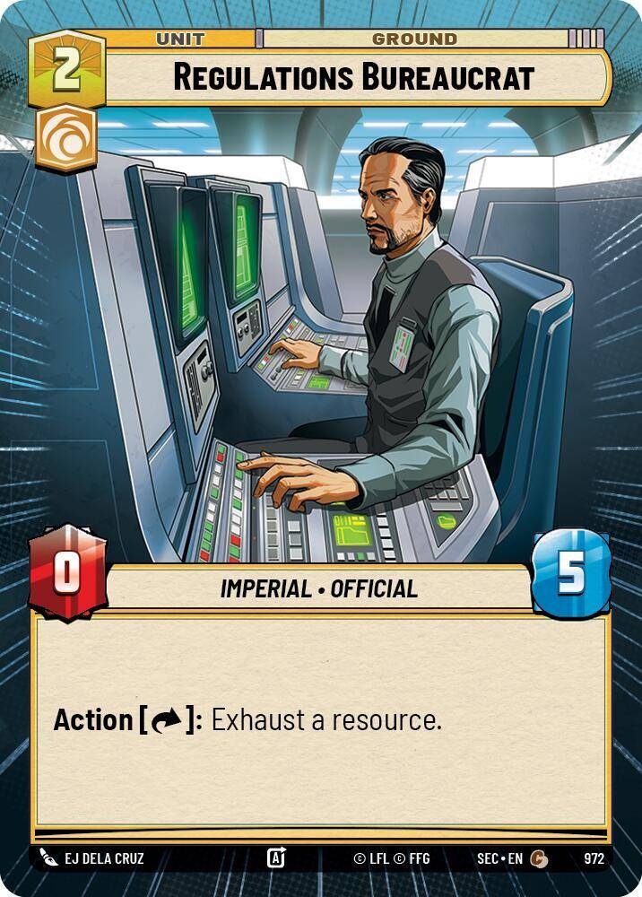【SEC0972/EN】Regulations Bureaucrat (Hyperspace/Foil)