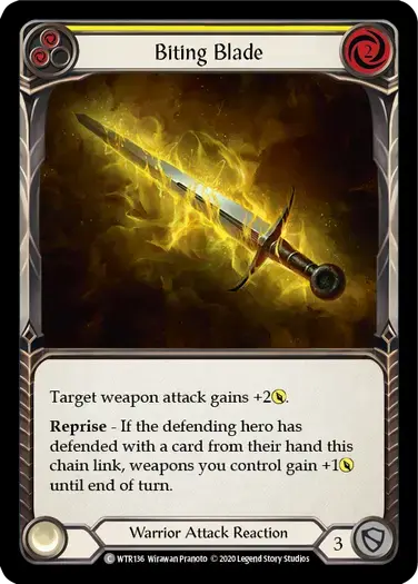 【U-WTR136/EN/RF】Biting Blade[Yellow]