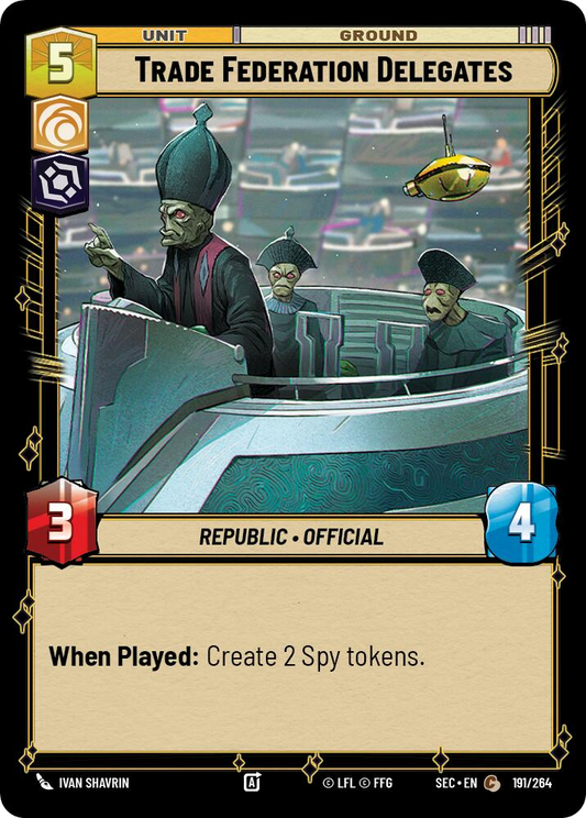 【SEC0191/EN】Trade Federation Delegates