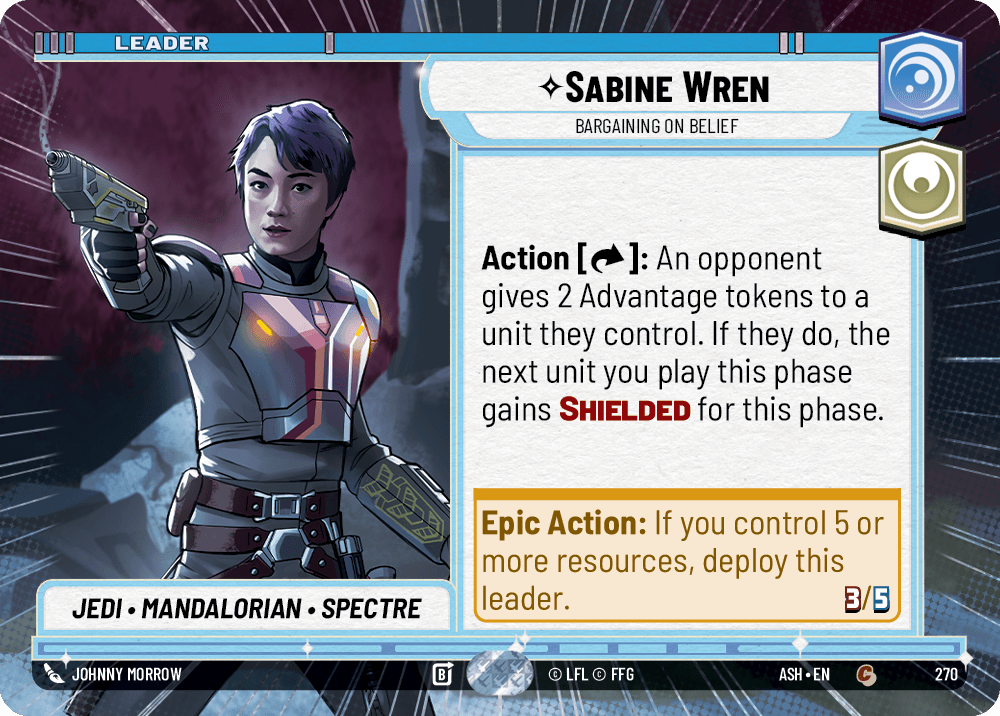 【ASH270/EN】Sabine Wren - Bargaining on Belief (Hyperspace)