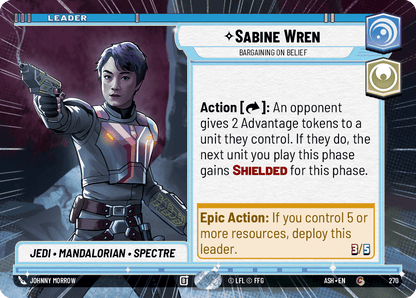 【ASH270/EN】Sabine Wren - Bargaining on Belief (Hyperspace)
