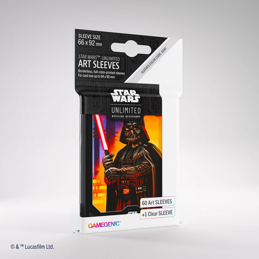 【GAMEGENIC】SWU ART SLEEVES - Darth Vader※配送方法はゆうパックをご選択ください