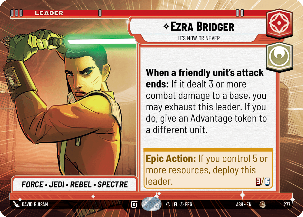 【ASH277/EN】Ezra Bridger - It's Now or Never (Hyperspace)