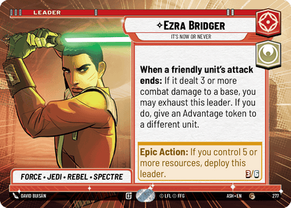 【ASH277/EN】Ezra Bridger - It's Now or Never (Hyperspace)