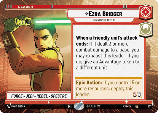【ASH277/EN】Ezra Bridger - It's Now or Never (Hyperspace)