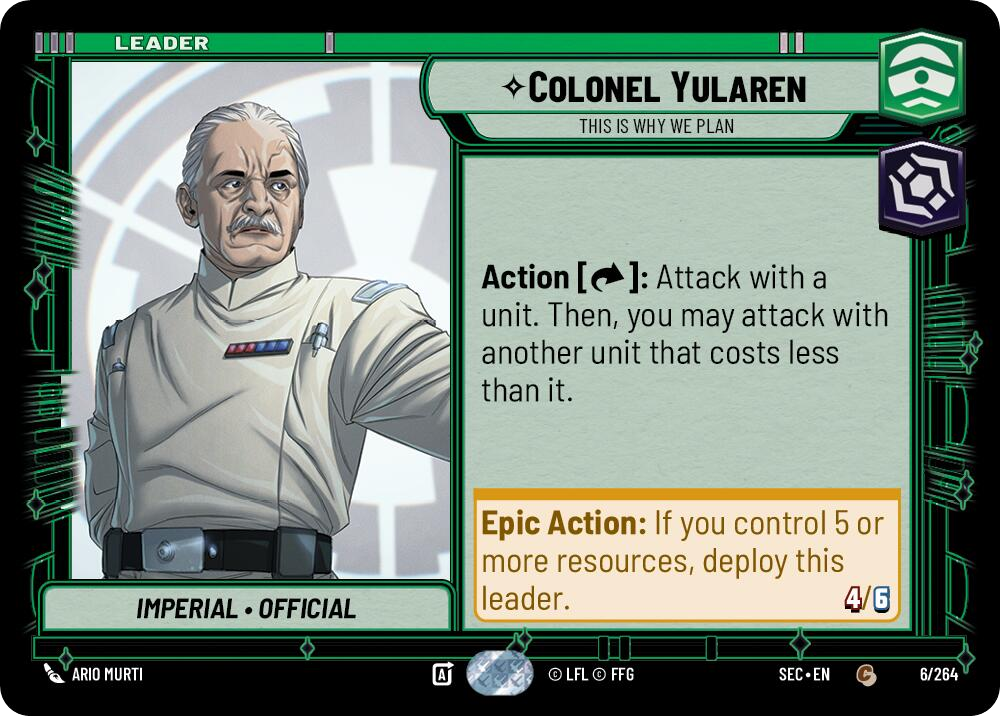 【SEC0006/EN】Colonel Yularen - This Is Why We Plan