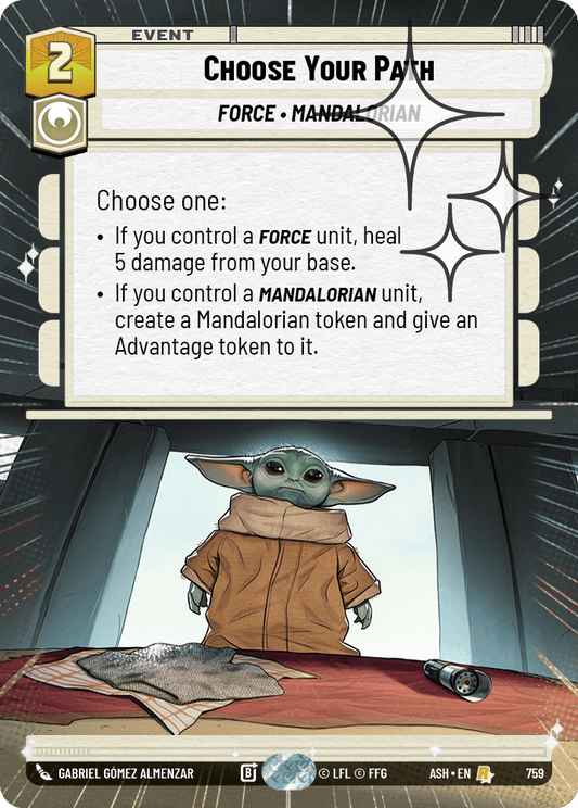 【ASH759/EN】Choose Your Path (Hyperspace/Foil)