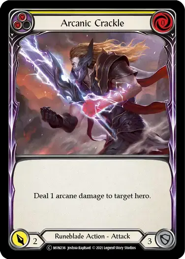 【U-MON236/EN】Arcanic Crackle[Yellow]