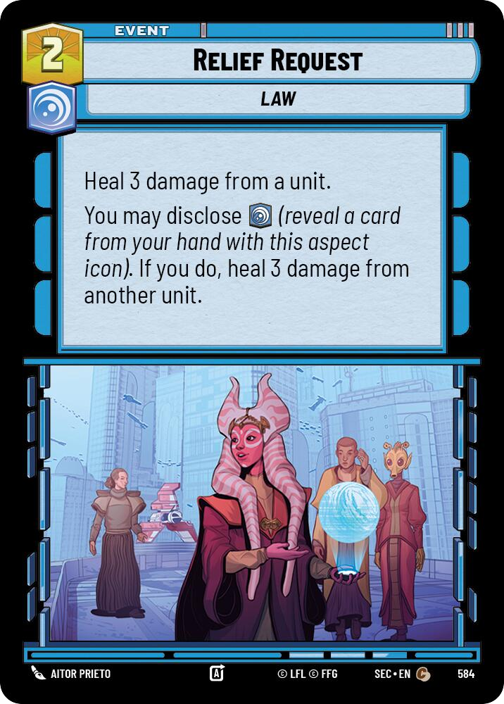 【SEC0584/EN】Relief Request (Foil)