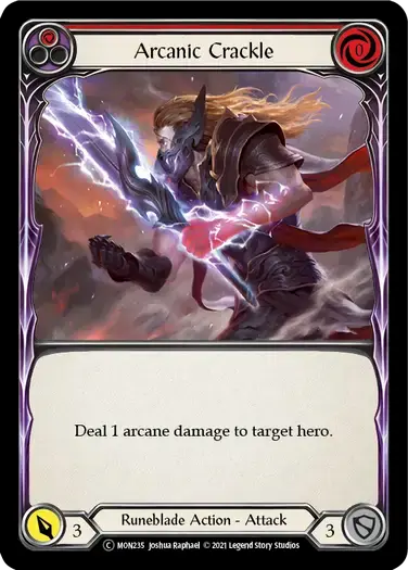 【U-MON235/EN】Arcanic Crackle[Red]